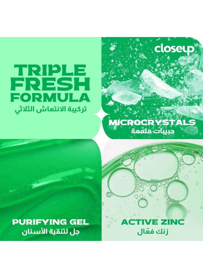 Closeup Toothpaste Menthol Fresh 160g X Pack of 4Pcs - Image 3